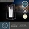 Vaxcel Nash 7.5-in Black Outdoor Modern Wall Lantern, Dusk to Dawn Photocell, 1-Light Wall Lamp Sconce with Clear Seeded Glass T0586 - alternate 3